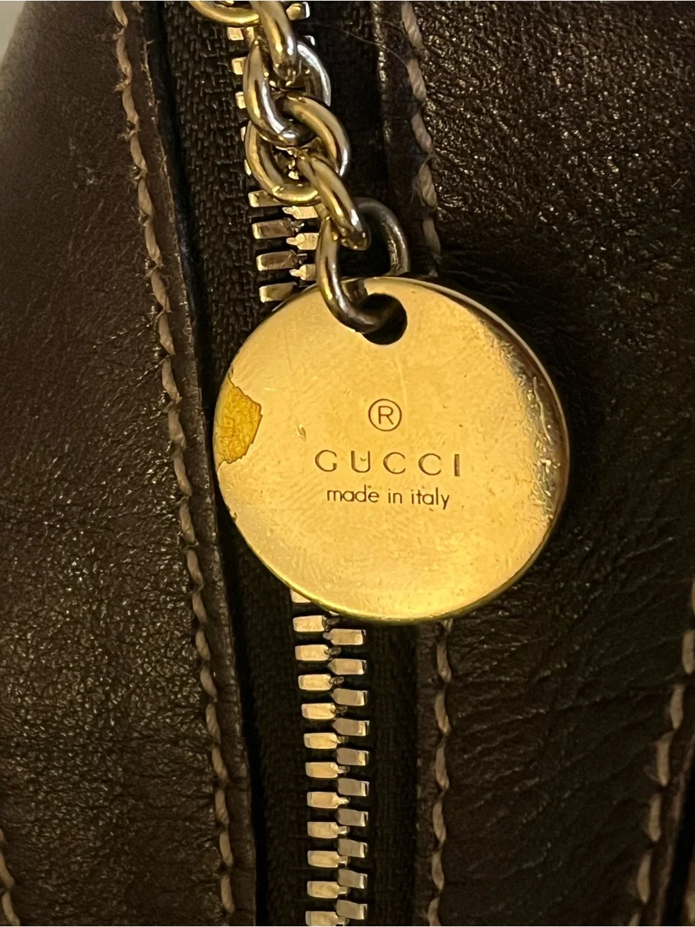 Gucci Canvas Hobo Bag with Bamboo Horsebit Print